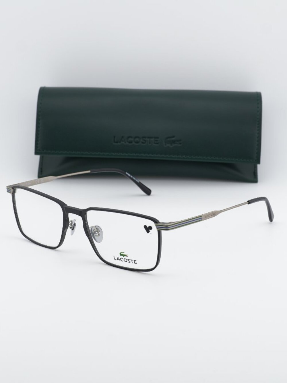 Lacoste L2285EN 002 Rectangle Eyeglasses 54mm - Matte Black